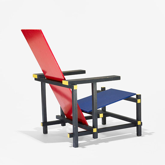 Crveno plava stolica, remek delo dizajnera Gerita Ritvelda